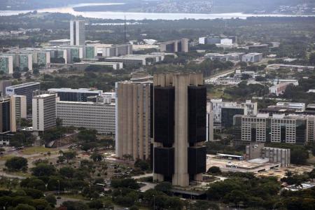 Vista aérea do Banco Central, em Brasília. 20/01/2014 REUTERS/Ueslei Marcelino